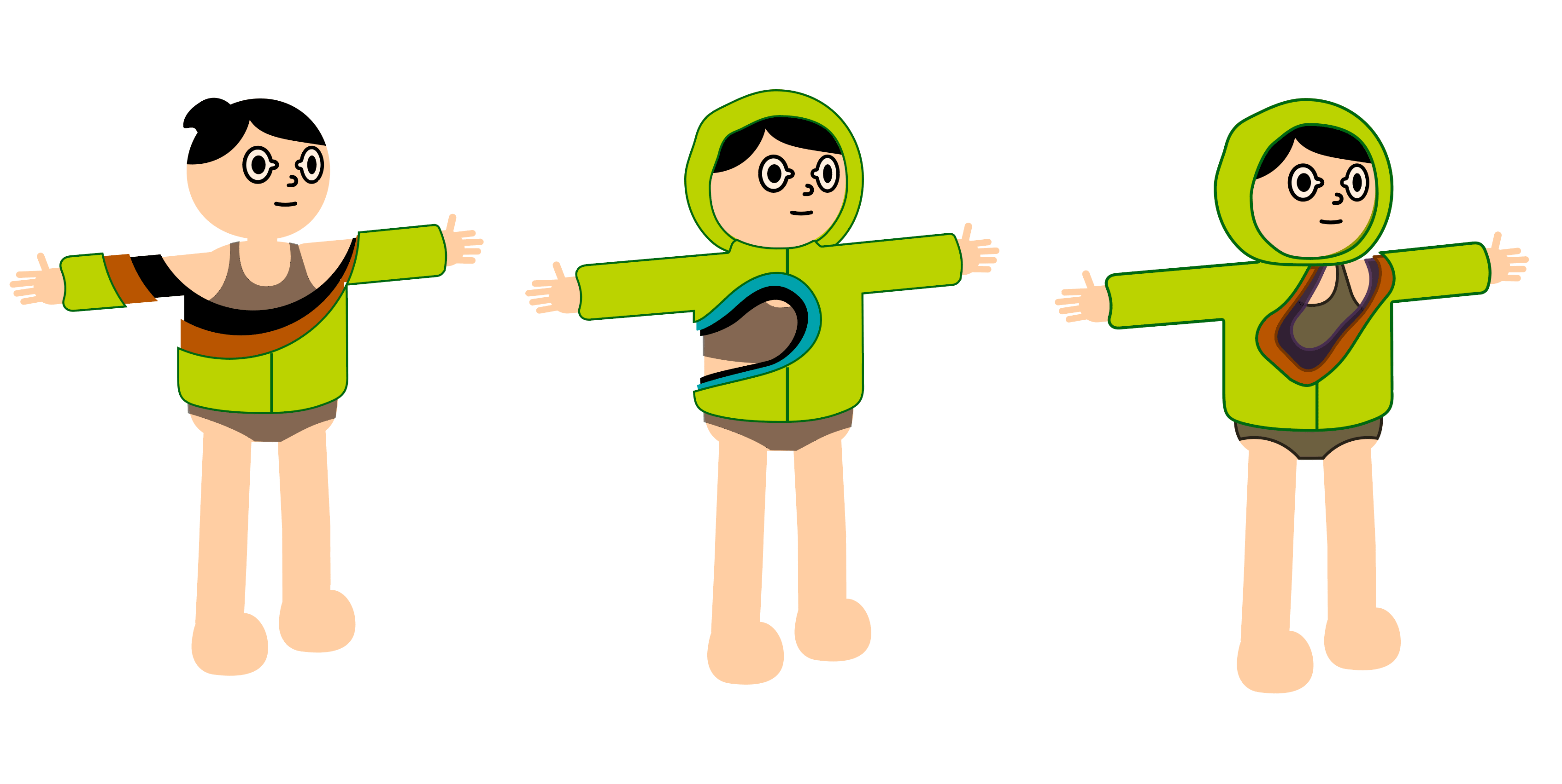 hiker's clothes anatomy